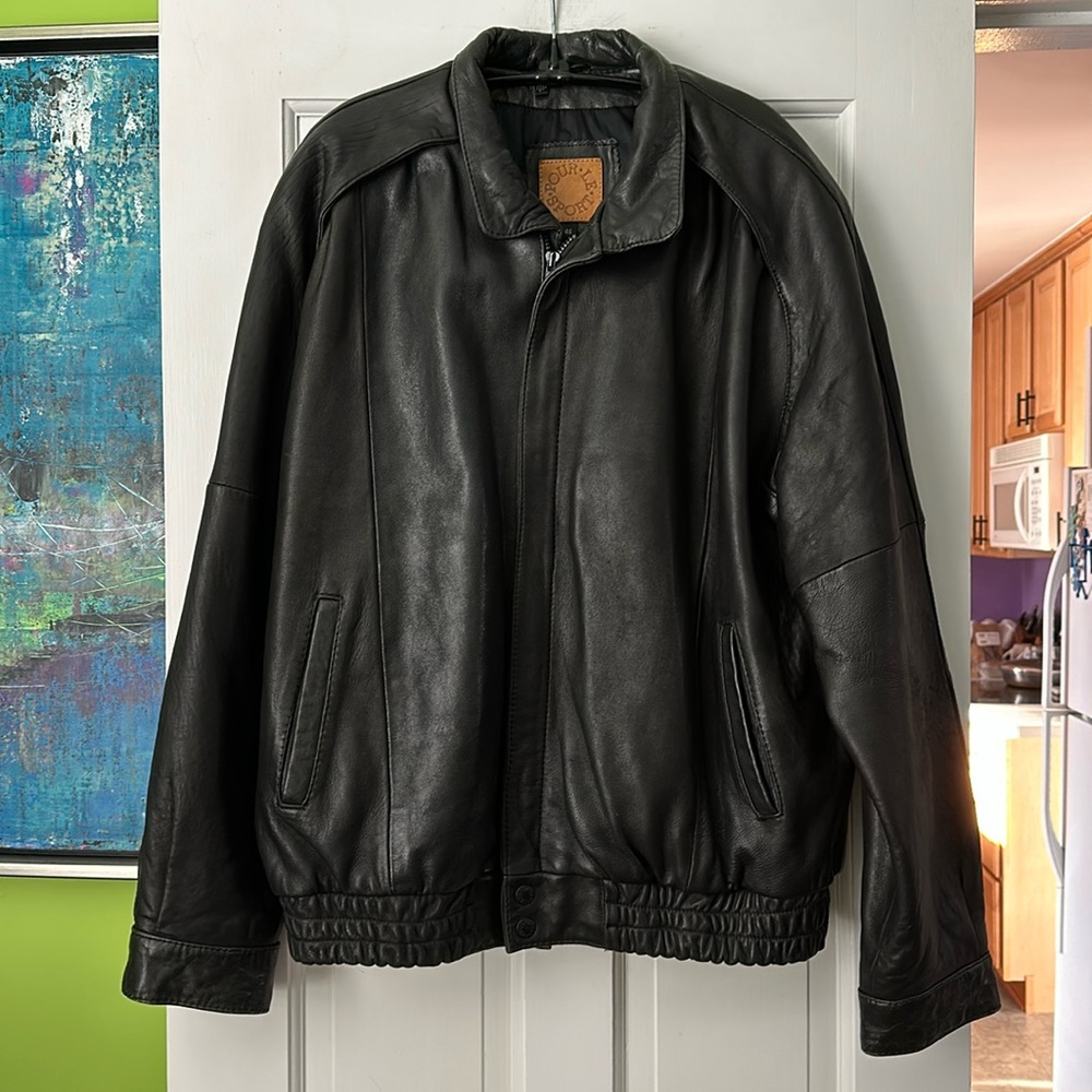 Pour Le Sport Men’s Leather Jacket